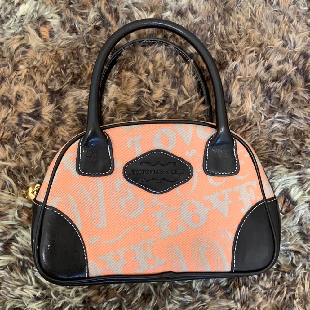 ☆*:.VINTAGE VICTORIA SECRET Y2K BOWLER BAG ☆*:.